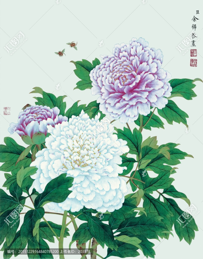 余摯,花鳥畫冊