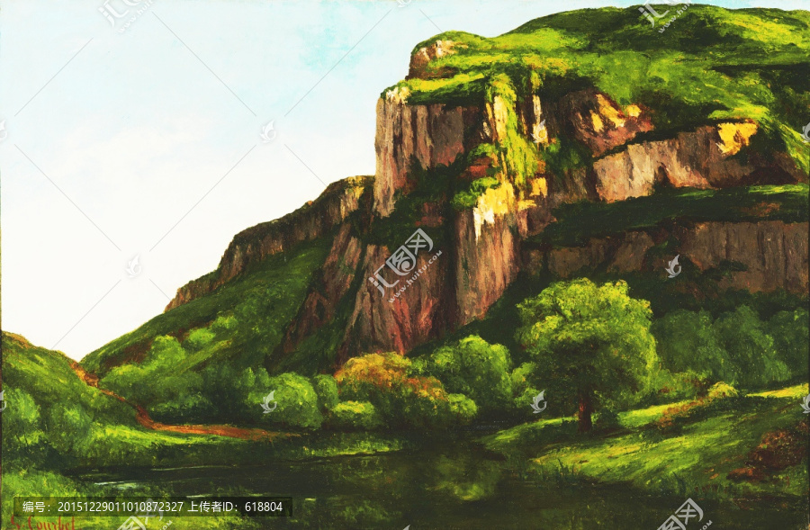 西方風(fēng)景油畫,未分層