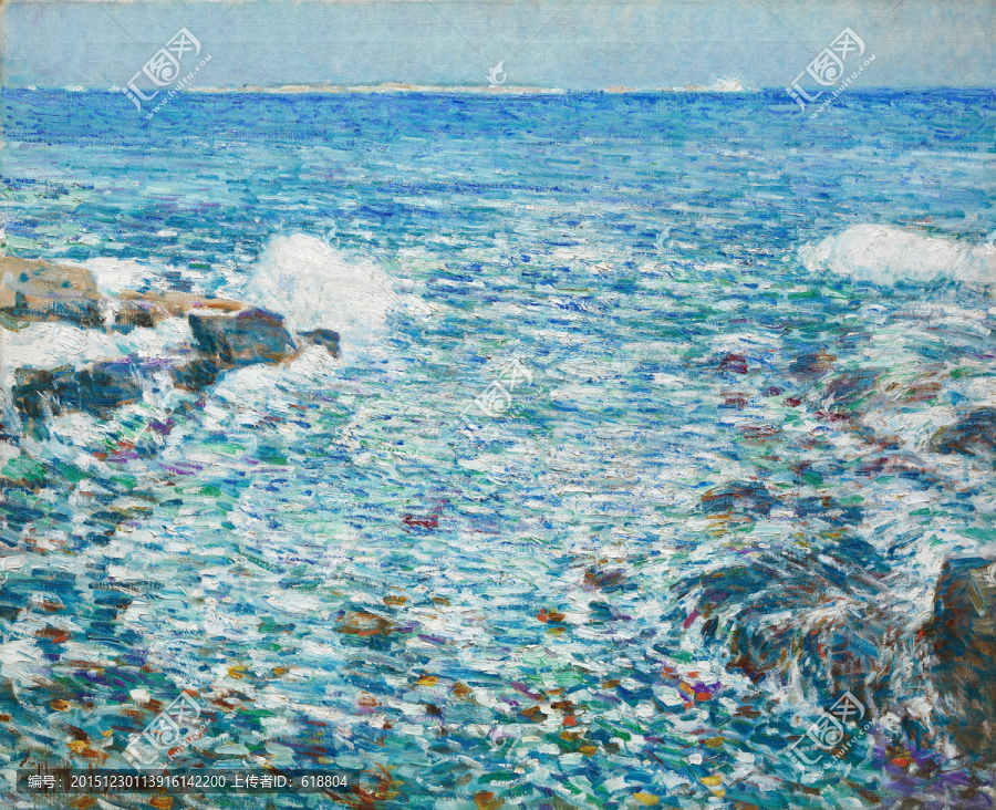 大海油画,风景油画