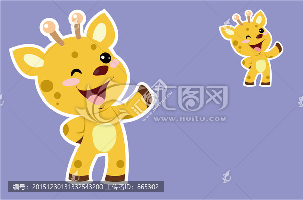 矢量圖小鹿