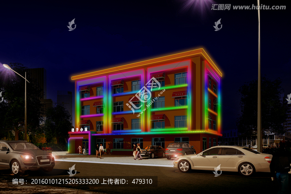 樓體燈光,夜景照明