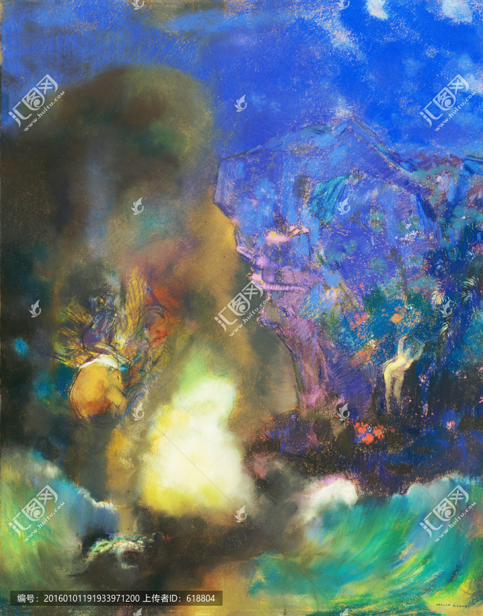 抽象油畫