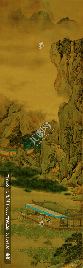 袁耀,阿房宮圖