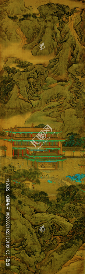 袁耀,阿房宮圖
