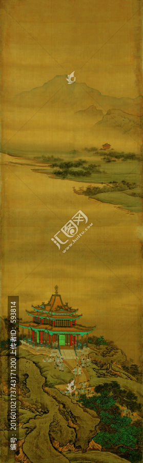 袁耀,阿房宮圖