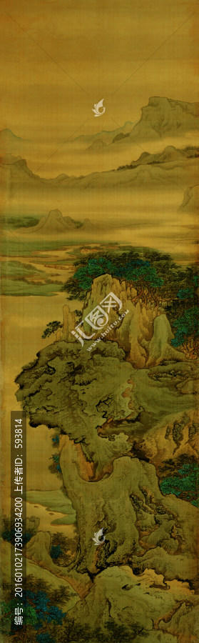 袁耀,阿房宮圖