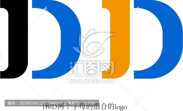 J和D兩個(gè)字母組合的logo