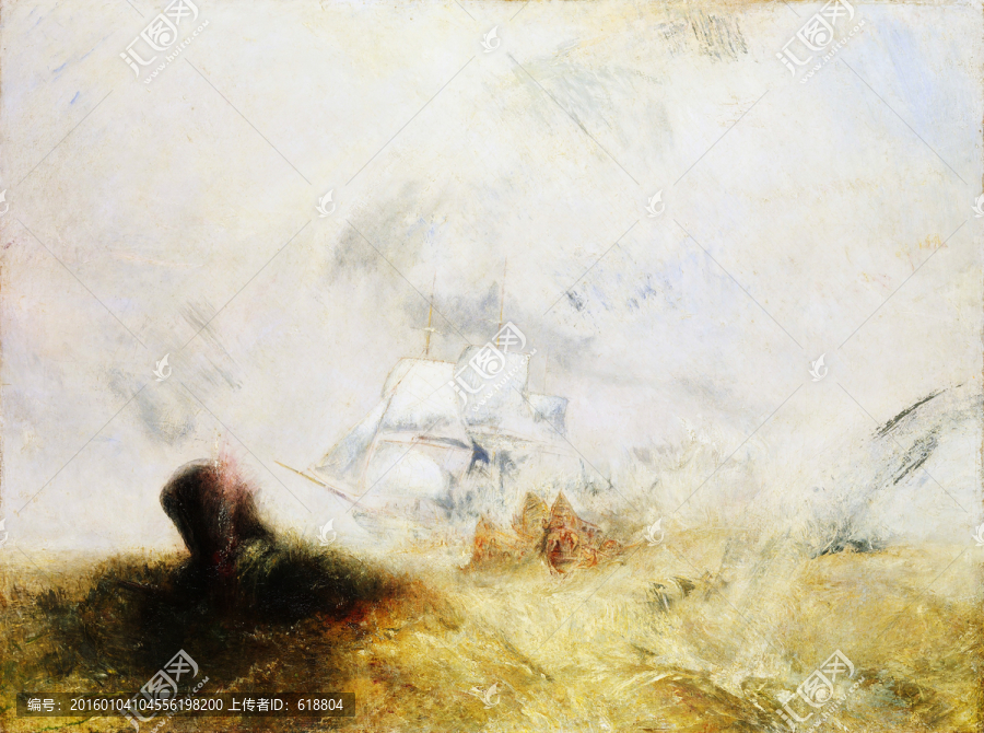 威廉透納作品印象派風(fēng)景油畫