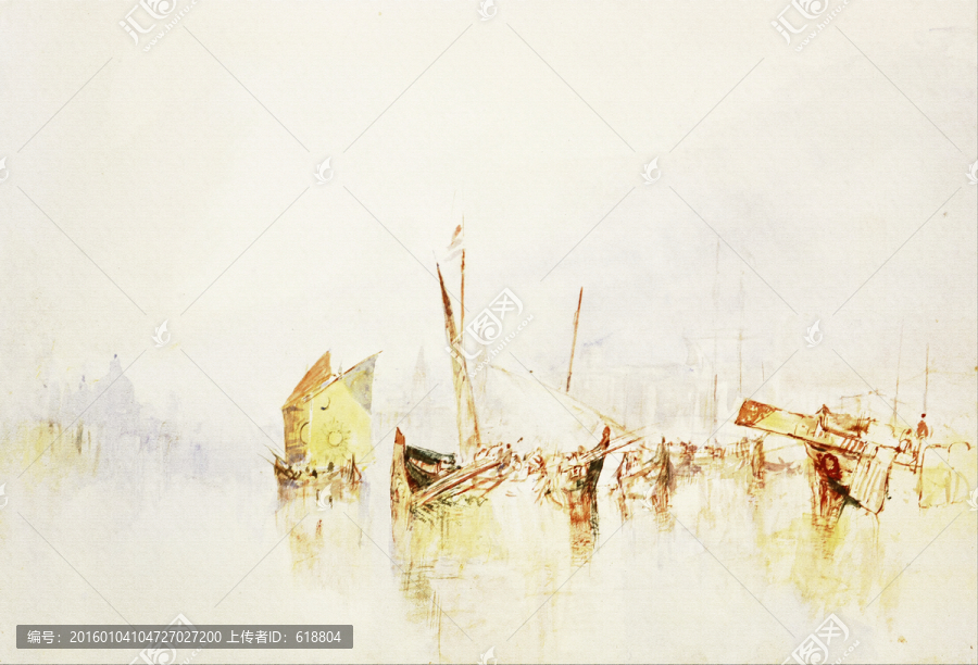 威廉透納作品印象派風(fēng)景油畫