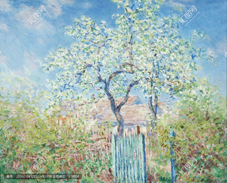 超清莫奈作品,博物館掃描原版