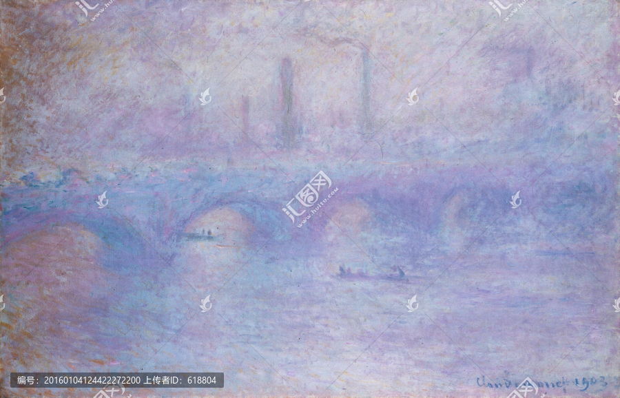 超清莫奈作品,博物館掃描原版