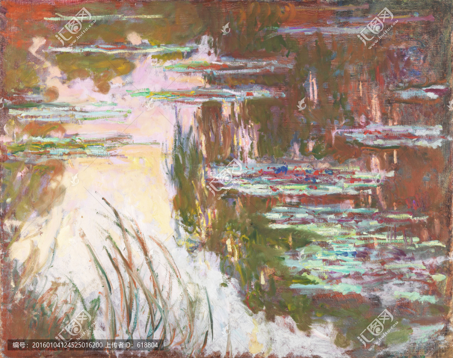 超清莫奈作品,博物館掃描原版