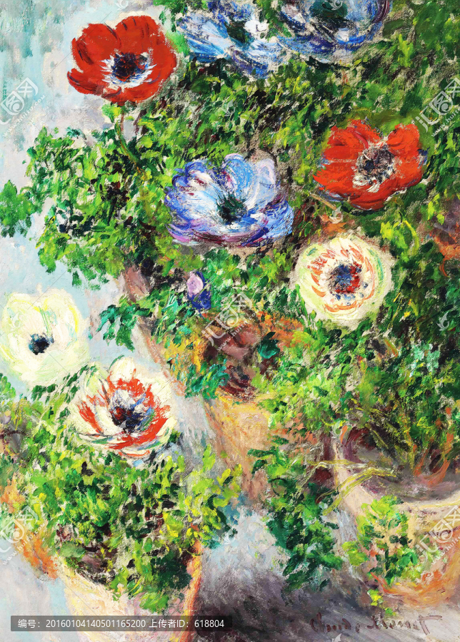 超清莫奈作品,博物館掃描原版