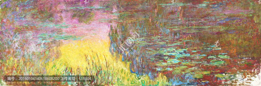 超清莫奈作品,博物館掃描原版