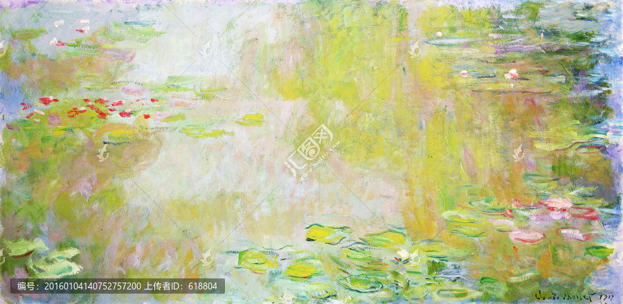 超清莫奈作品,博物館掃描原版