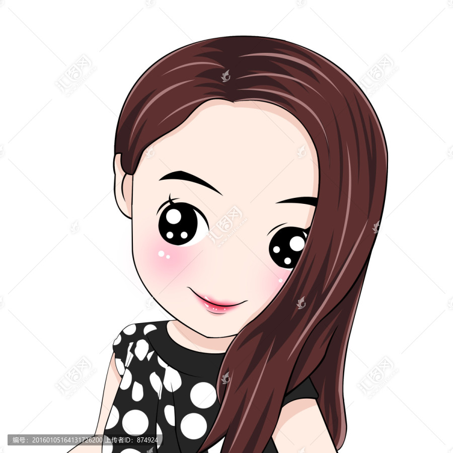 Q版卡通頭像設(shè)計(jì)