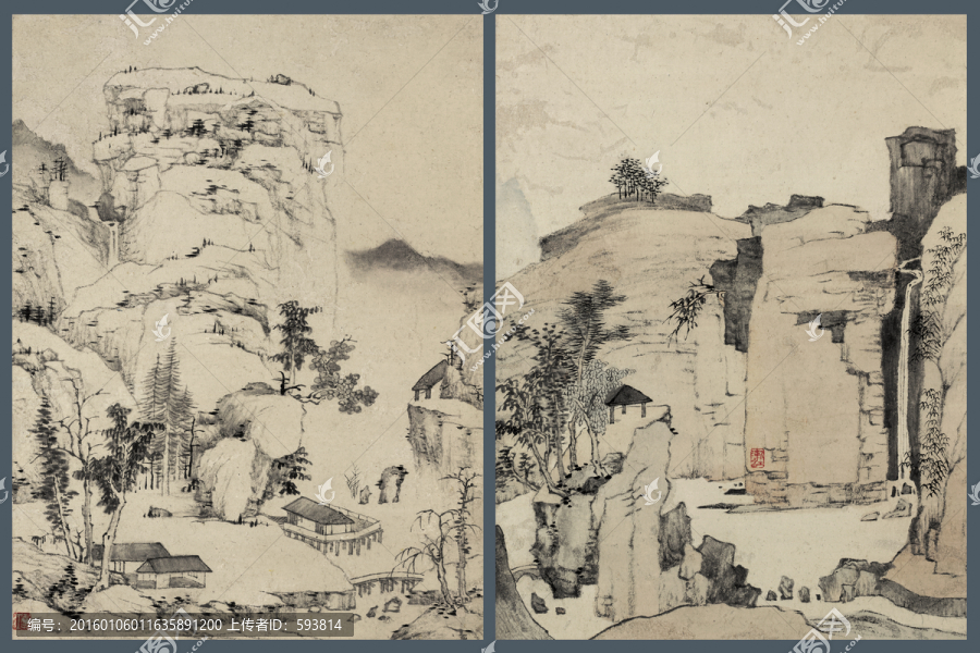 國畫山水