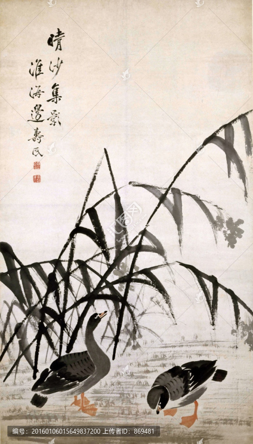 邊壽民,晴沙集影圖,未分層