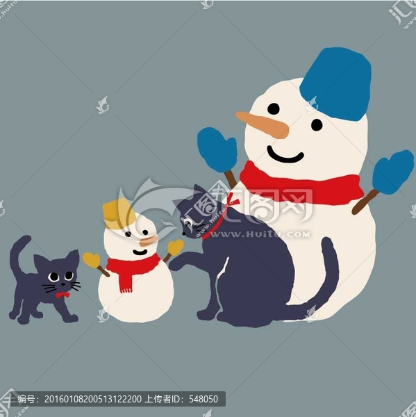 雪人小貓