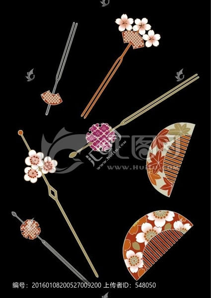 發(fā)簪,木梳