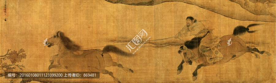 楊微,二駿圖,未分層