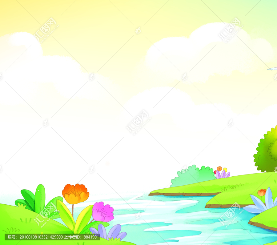 河流背景