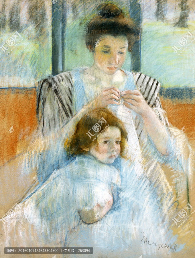 編織的母親與女兒