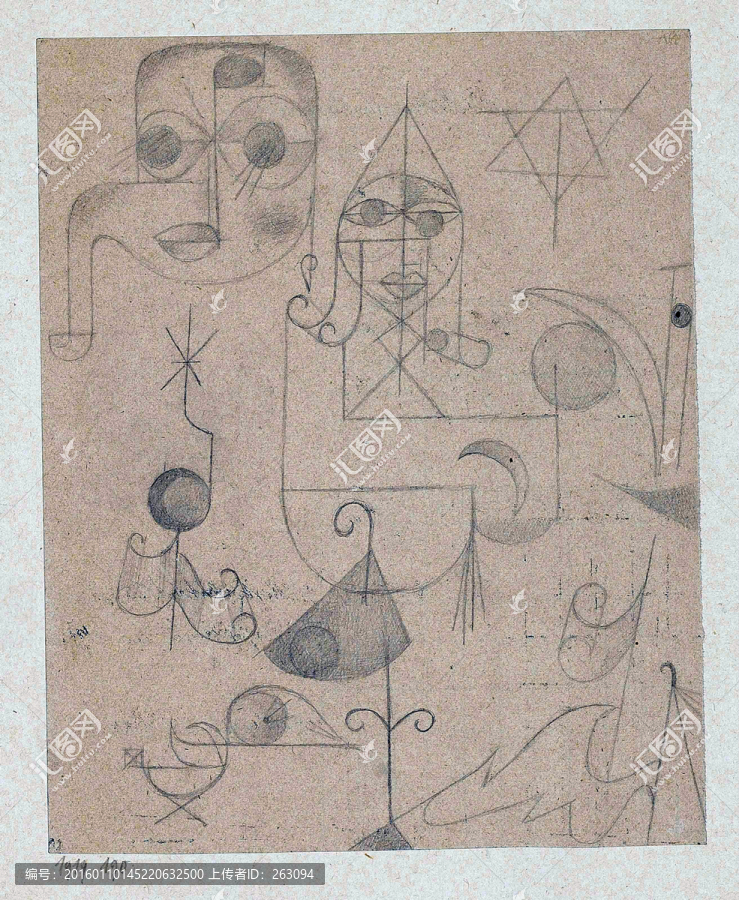 簡(jiǎn)約線條人物素描