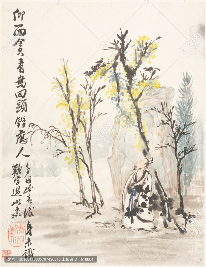 豎幅高清山水國(guó)畫,畫廊專供