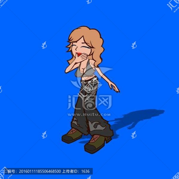 女孩放屁