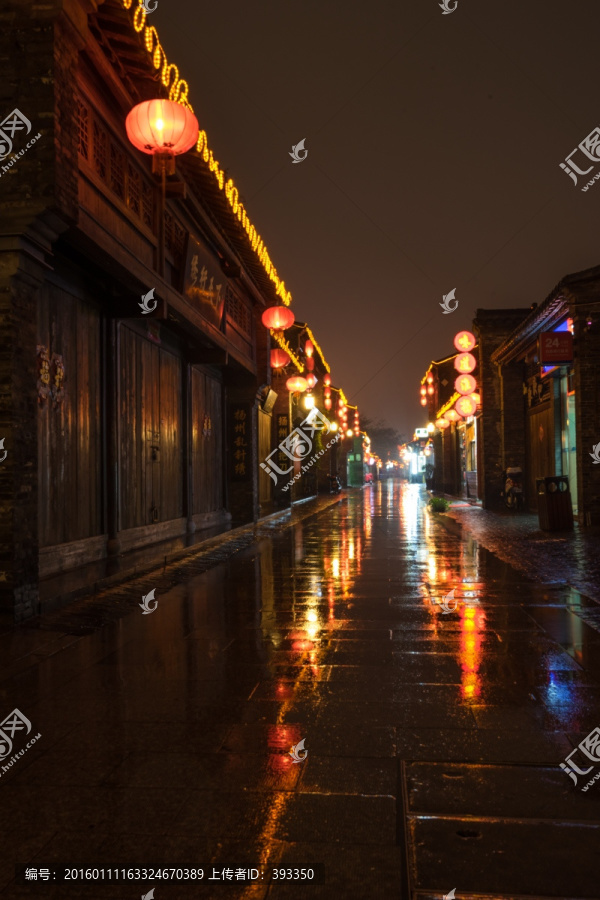 扬州东关街灯光夜景,竖片