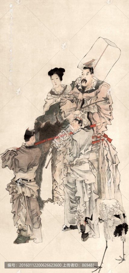 任伯年,人物圖,未分層