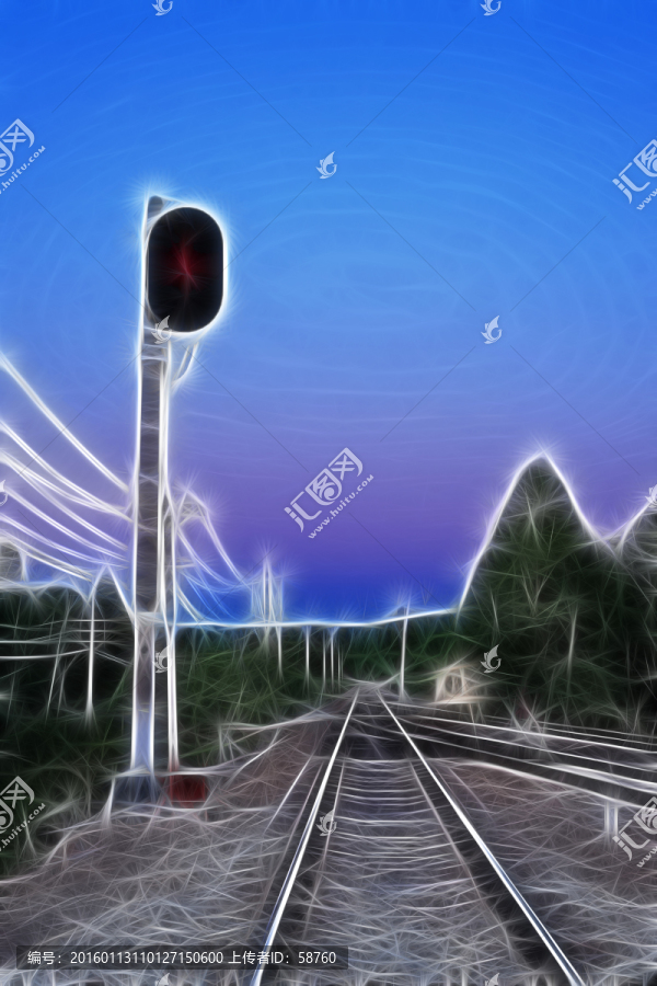 電腦畫,小站印象