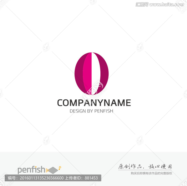 橢圓形女性字母cd組合logo