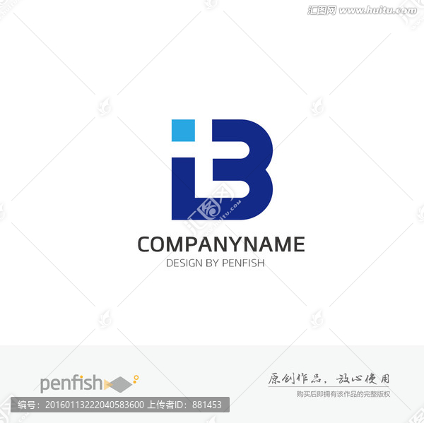 字母ITB組合logo