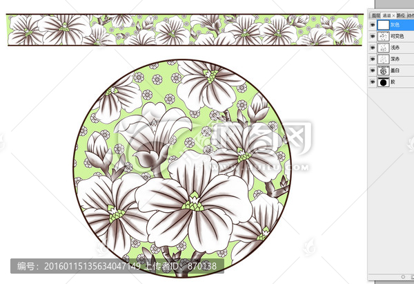 彩色茶花