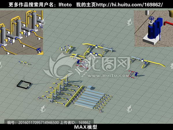 管道3d模型