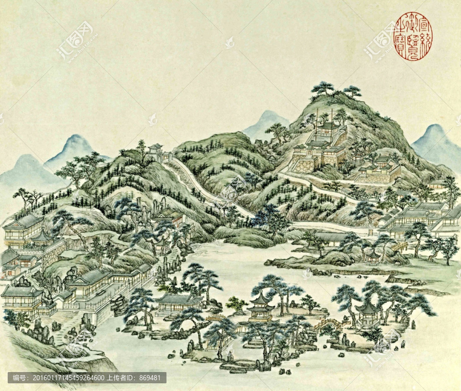 張若澄,玉泉趵突,未分層