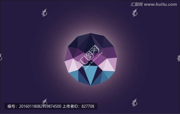 寶石,低面多邊形,多邊形