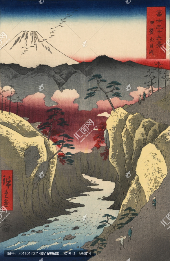 浮世繪,明所江戶百景