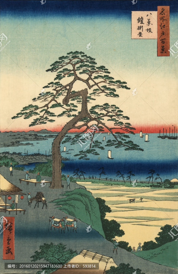 浮世繪,明所江戶百景