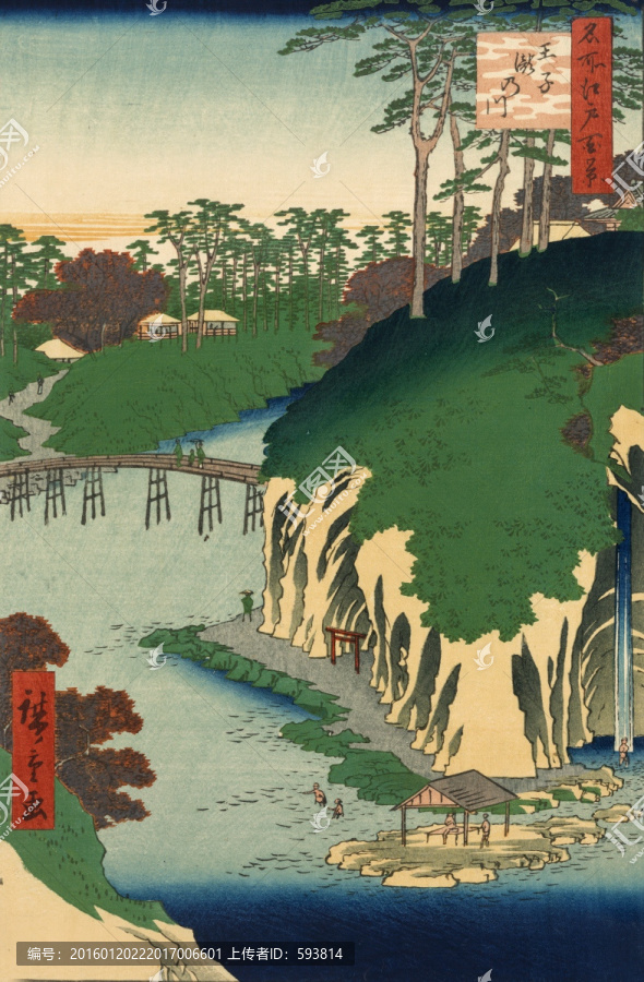 浮世繪,明所江戶百景