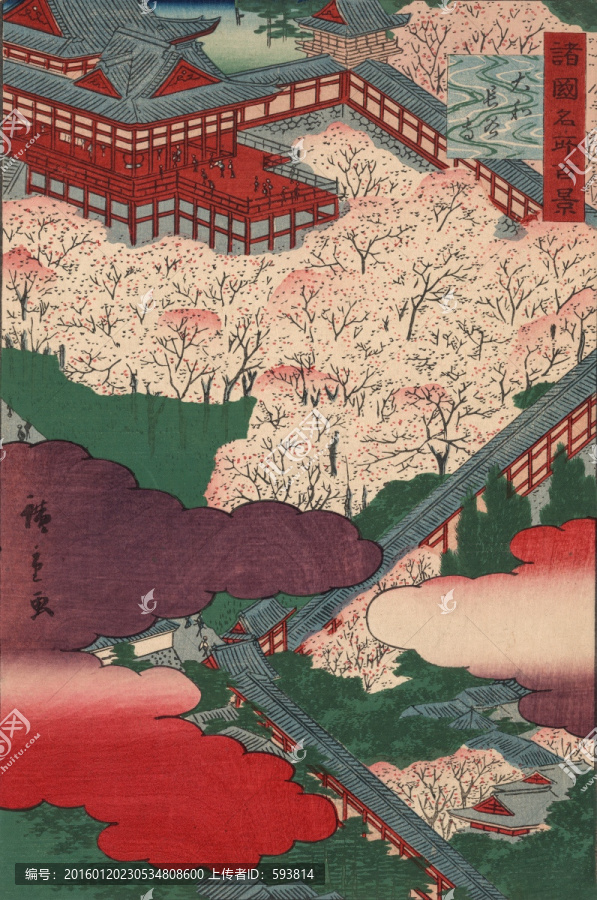 浮世繪,明所江戶百景