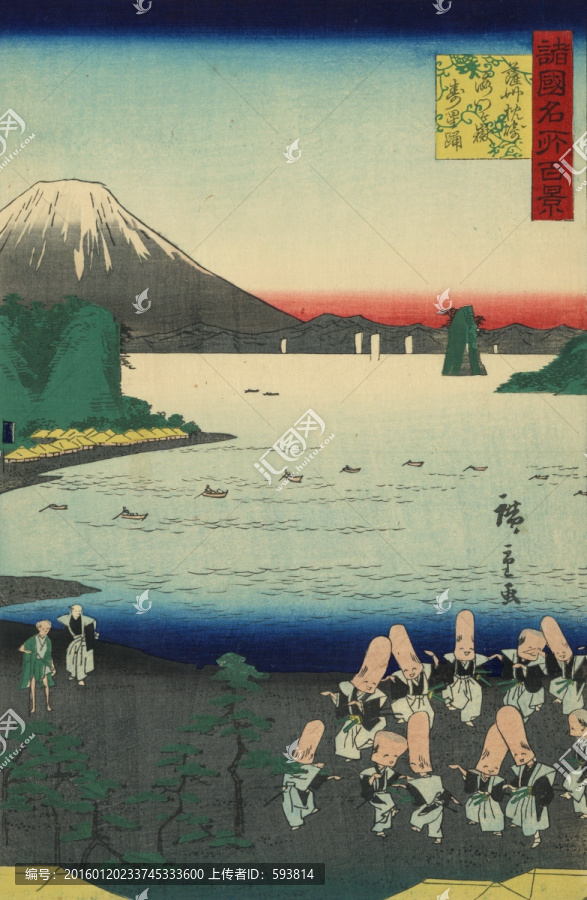 浮世繪,明所江戶百景