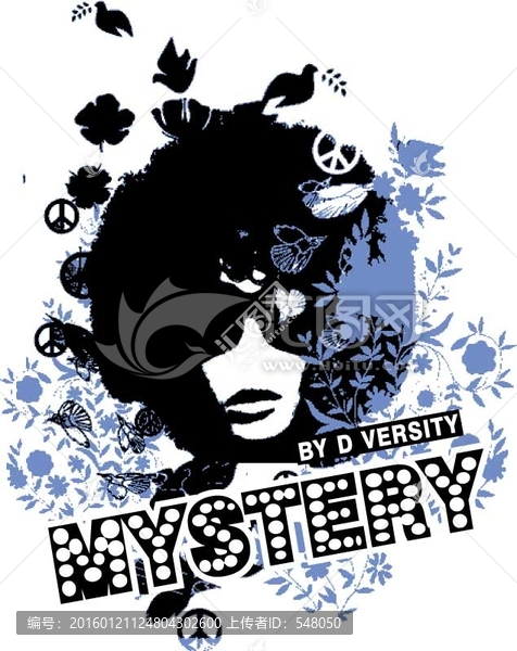 美女字母胸花
