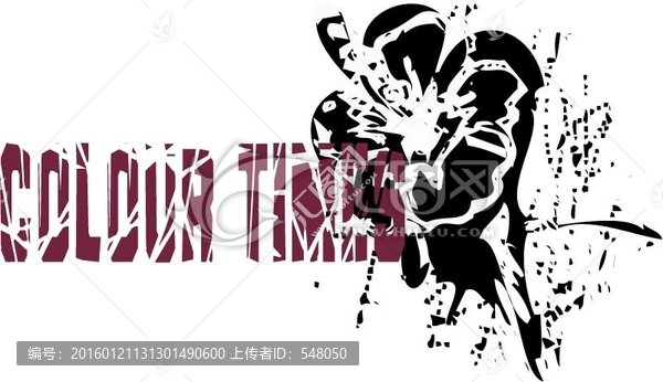 花朵,字母