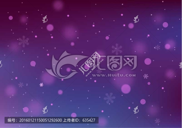 紫色飄雪