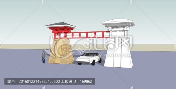 仿古門頭