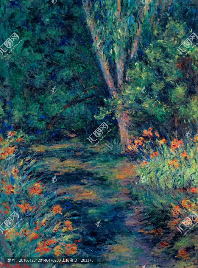 莫奈作品風(fēng)景油畫