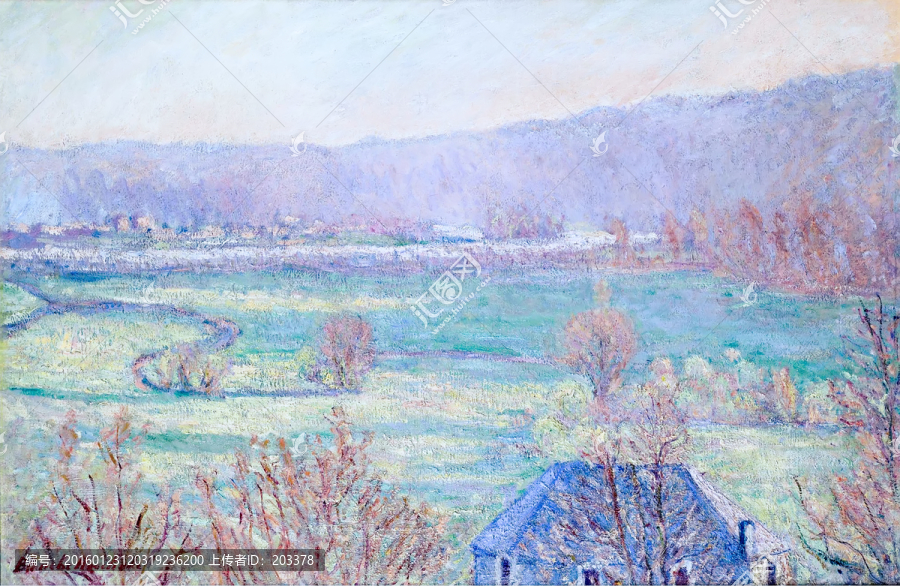 莫奈作品風(fēng)景油畫